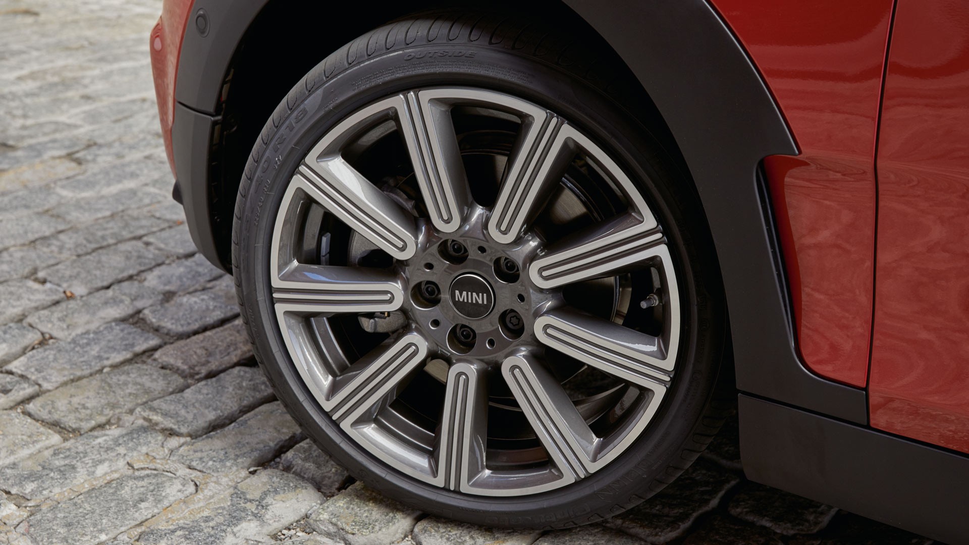 Felger til MINI – faste navkapsler 